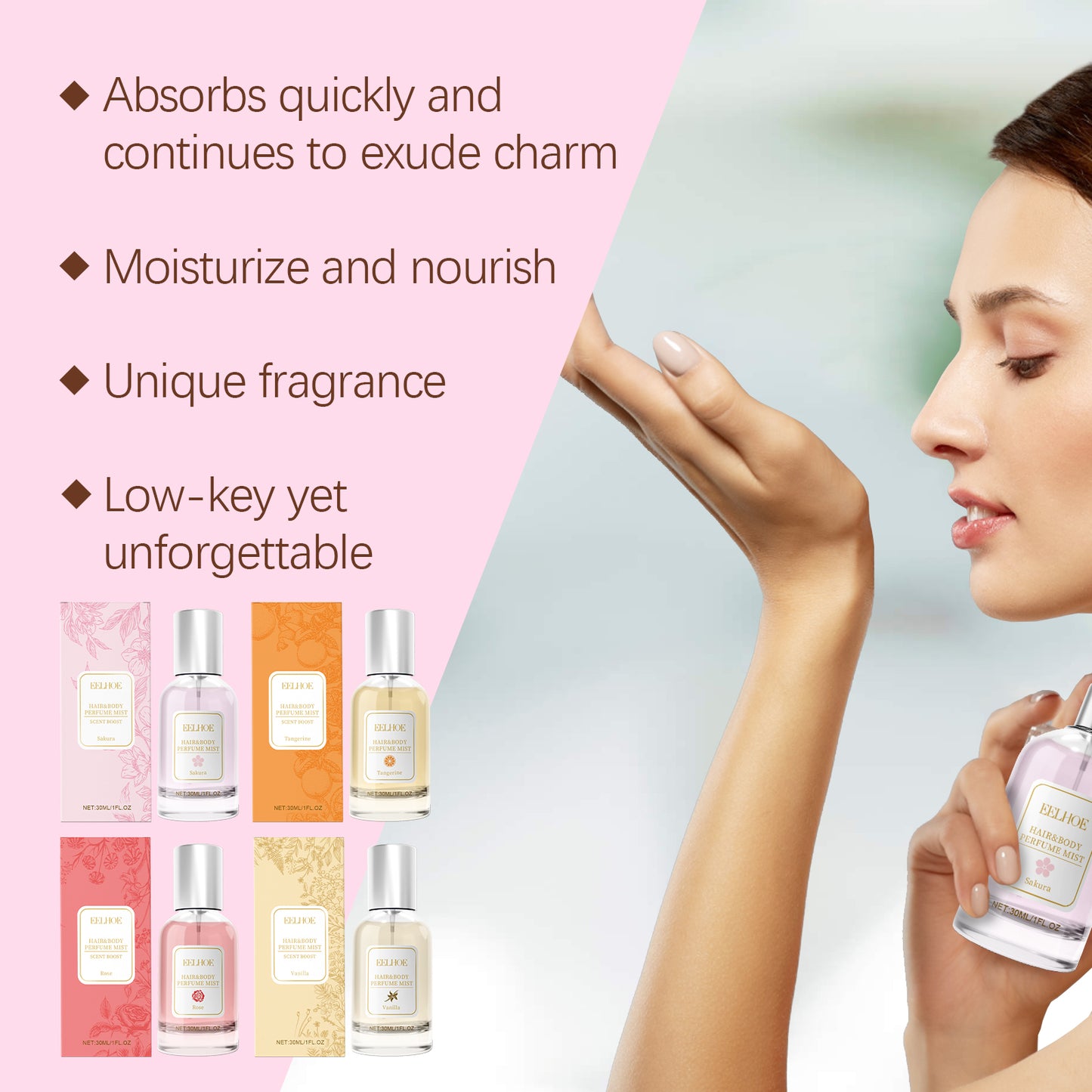 EELHOE - Body Hair Perfume Spray