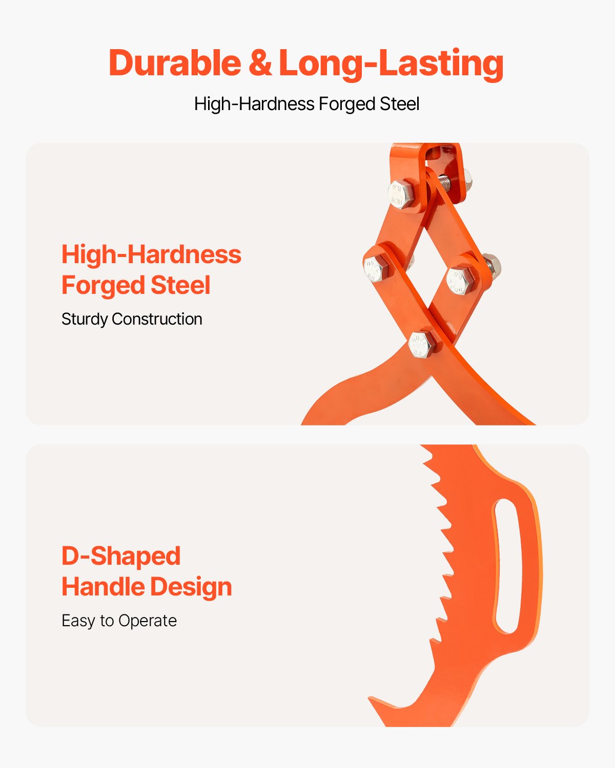 32in Log Lifting Tongs/2 Claw Grapple