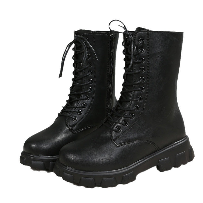 Round-Toe White Cross-Border Boots Ankle Boots