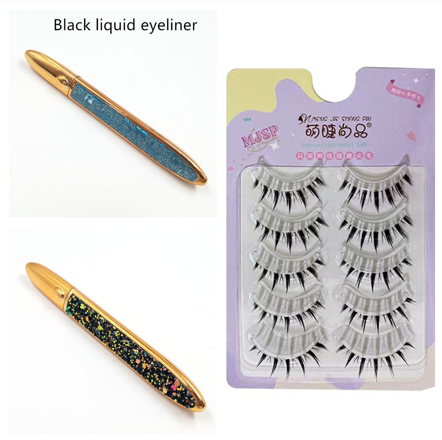 False Eyelashes Self-Adhesive Eyeliner Multicolor