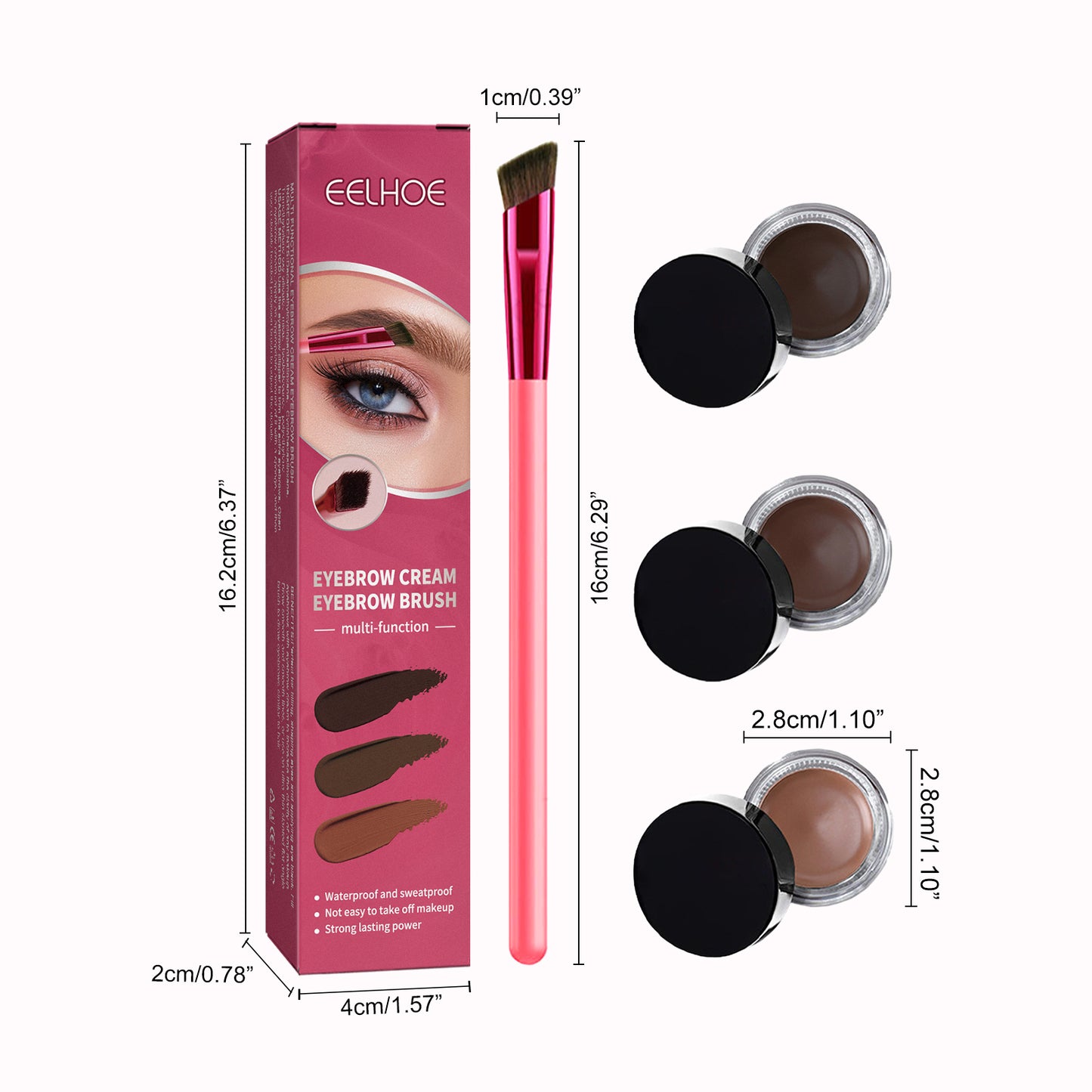 EELHOE - Multi-functional Eyebrow Brush Set
