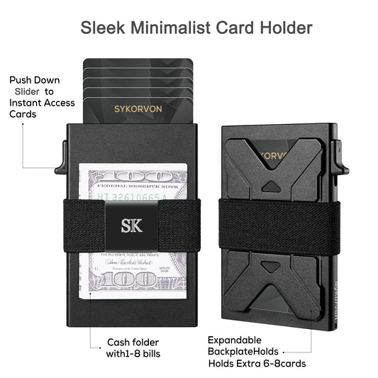 Aluminum Slim Metal Wallet