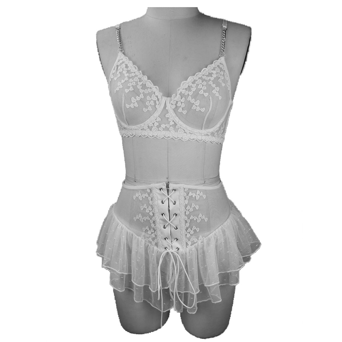 Women's Transparent Lace Lingerie