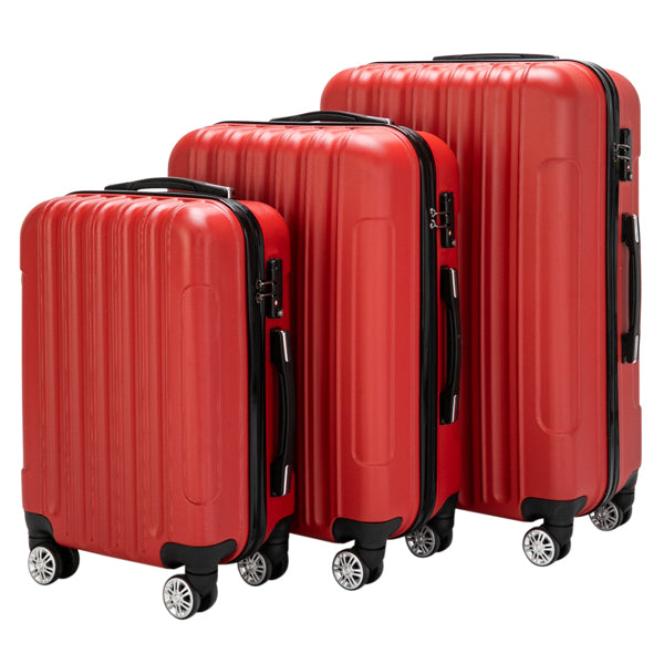 Vertical Pattern Three In One Handle Universal Wheel Luggage