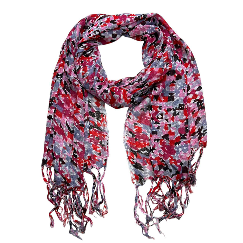 Long Red Scarf