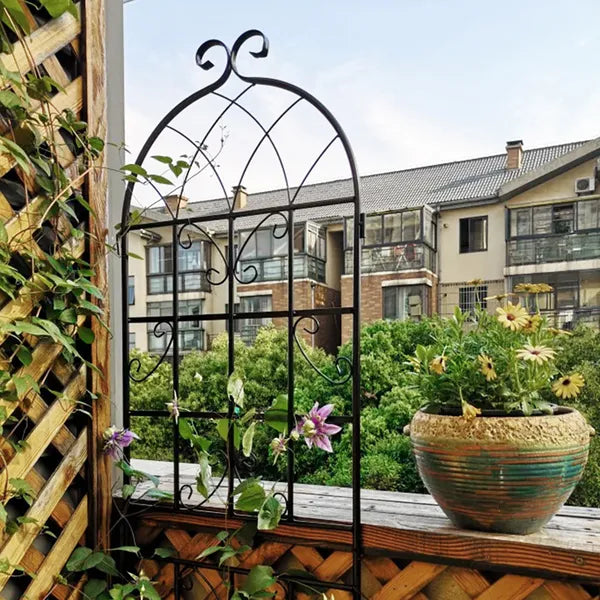 2 Pack Metal Garden Trellis 71" X 19.7" Rustproof