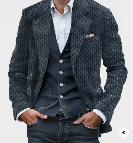 Men's Plus Size Suit Coat