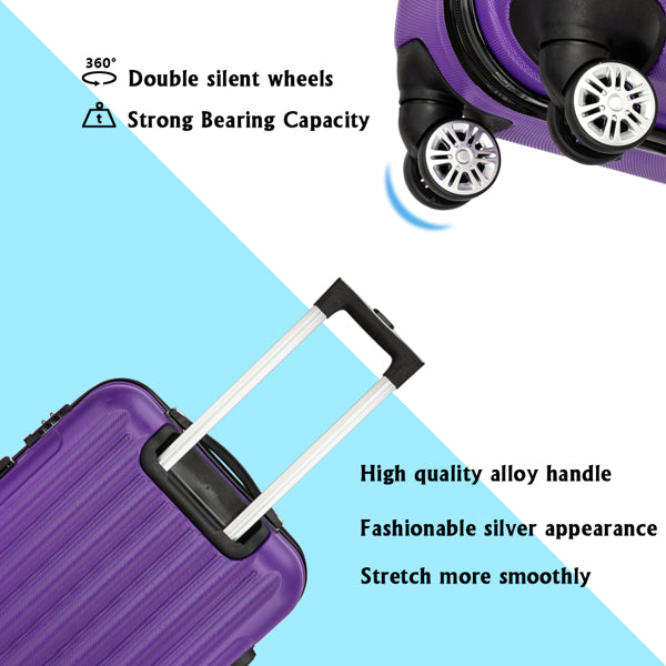 Vertical 3-in-1 Spinner Wheel With Handle Trolley Luggage