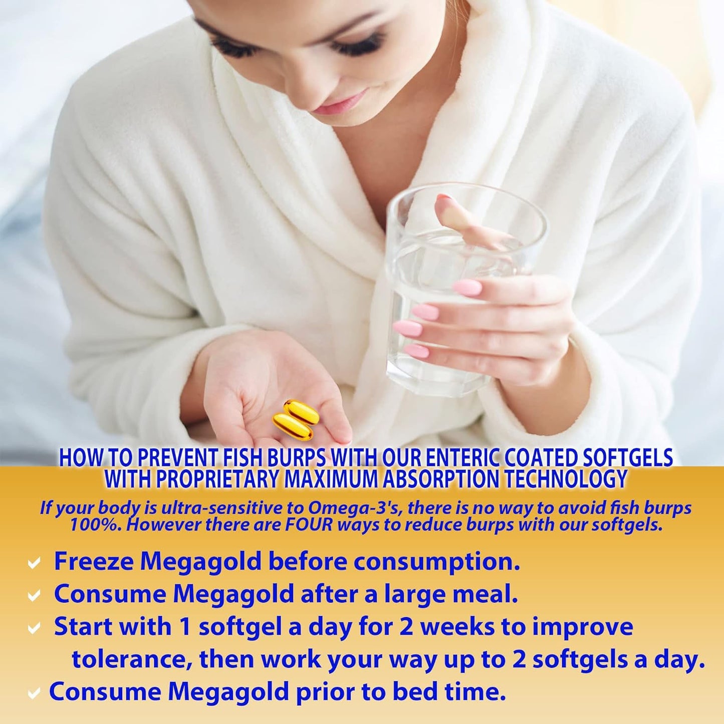 Mega Gold Omega 3 Fish Oil