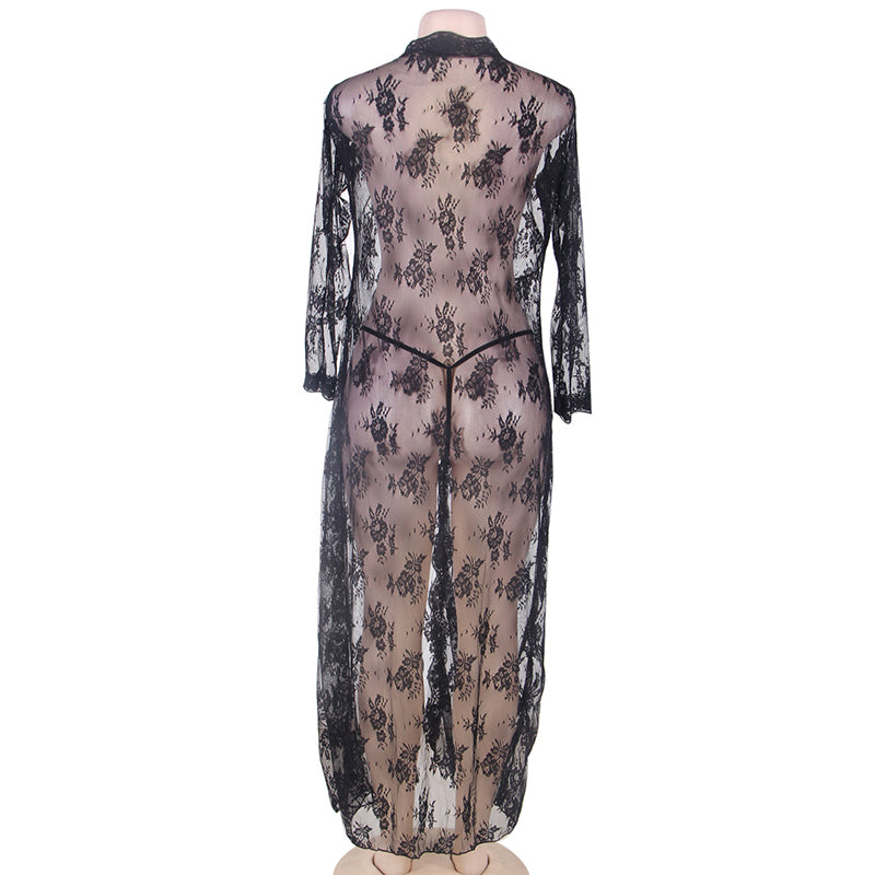 Women's Long Lace Nightgown