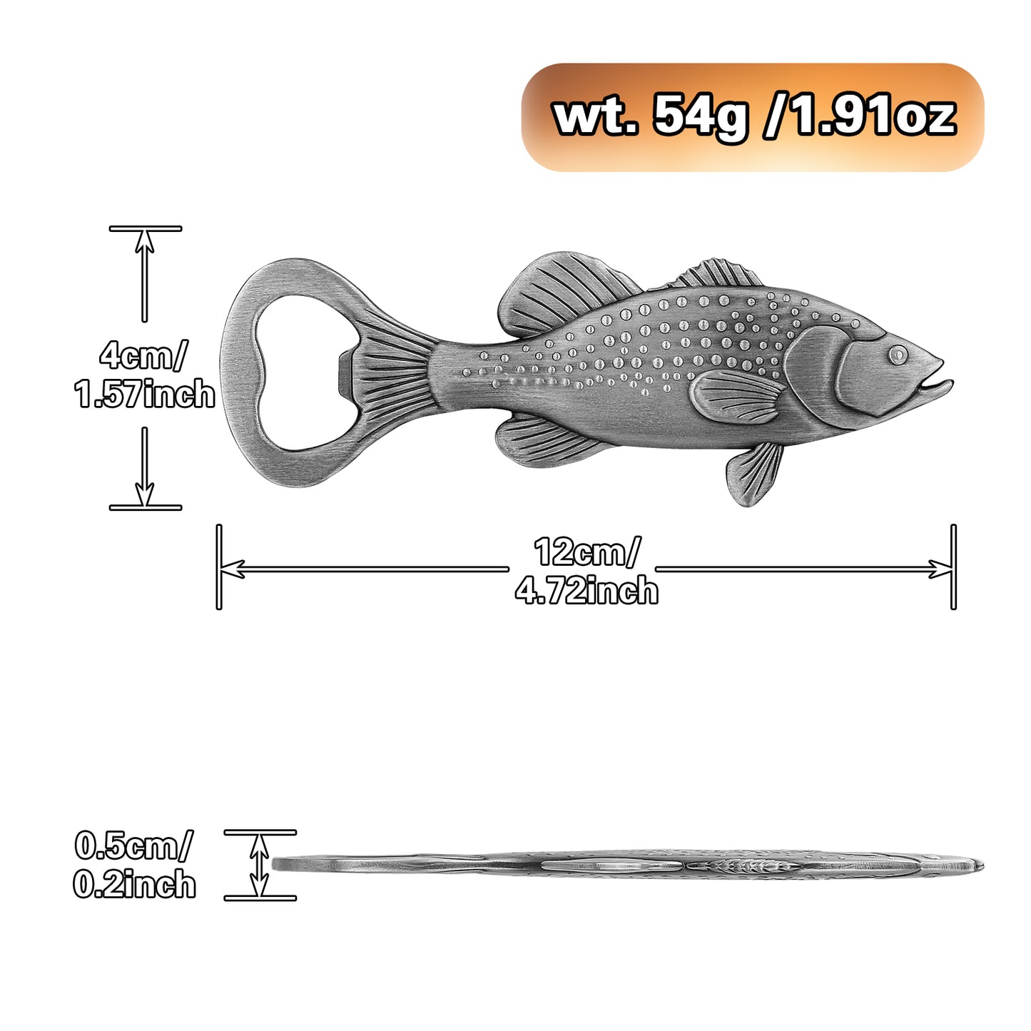 Creative Sea Bass Bottle Opener
