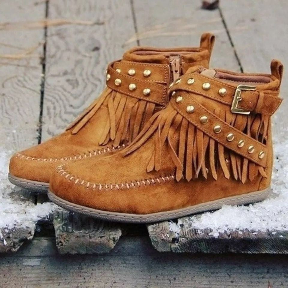 Retro Ankle Boots