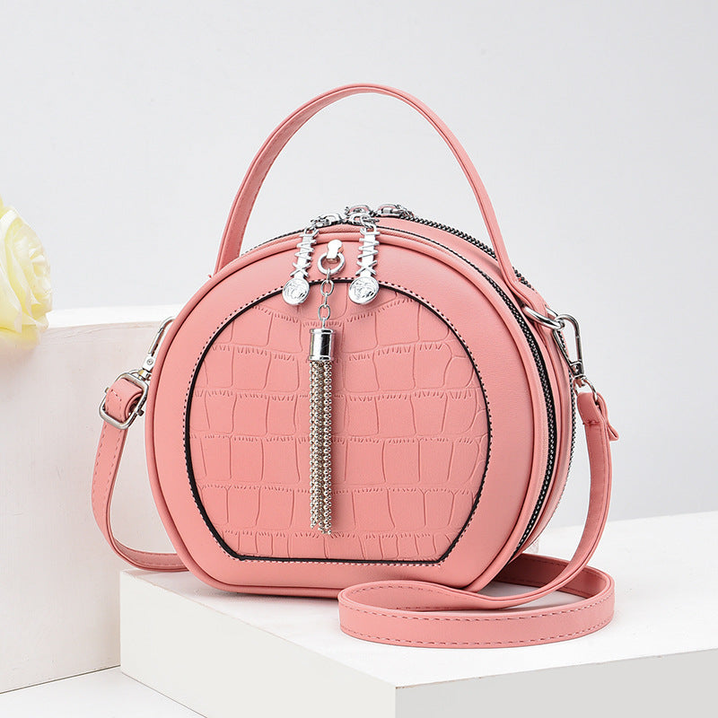 Women's Korean Style Small Round Bag