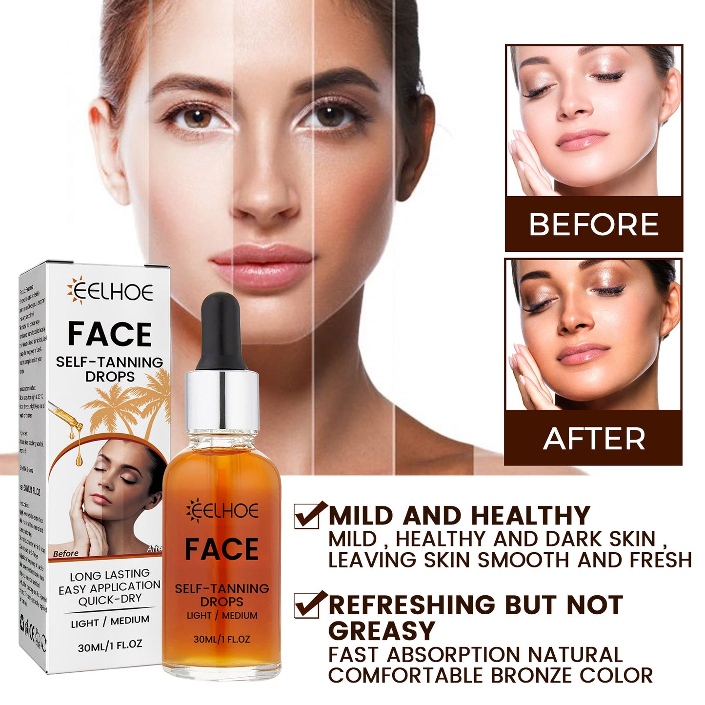 EELHOE - Facial Tanning Essence